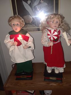 The. Boy sings for chrismas