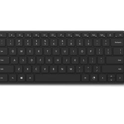 Microsoft Designer Compact Keyboard - Matte Black. Standalone Wireless Bluetooth Keyboard. Compatible with Bluetooth Enabled PCs/Mac