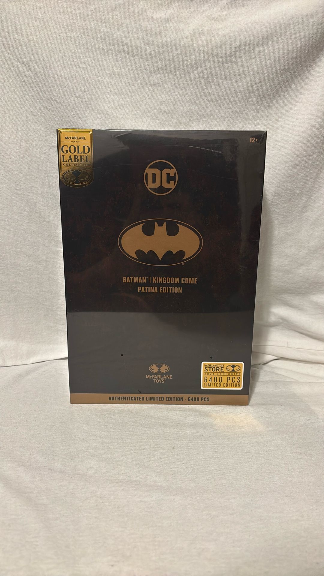 McFarlane Toys DC Multiverse BATMAN KINGDOM COME Patina Edition Figure Gold