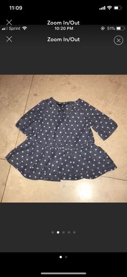 Baby Gap size 0-3 denim dress like new baby girl