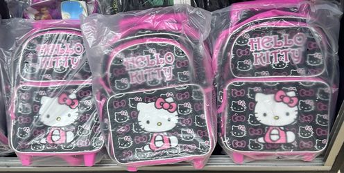 Hello Kitty Kids Rolling Backpack