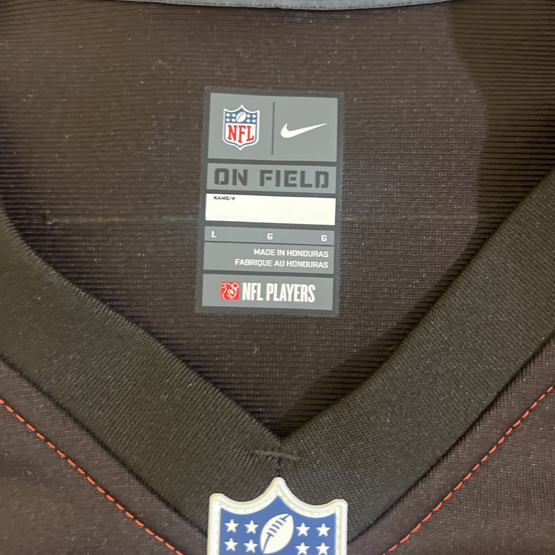 Cleveland Browns Odell Beckham Jr. women’s large NFL football jersey