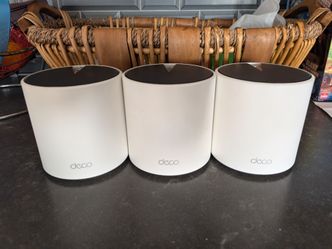 TP-Link Deco X25 AX1800 Wi-Fi 6 Dual Band 3 Pack System - Replaces Individual Routers and Extenders, Connects over 150 devices, Indoor coverage up to 