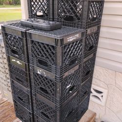 I Got 18 Milk Crates Asking $2 Each Today Only Will Take $30 For All Of Them Today Only