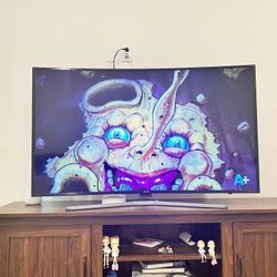 Samsung MU6500 4k LED TV + Chromecast with Google TV (HD) (4th generation)