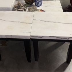 Real Marble Tabletop Set