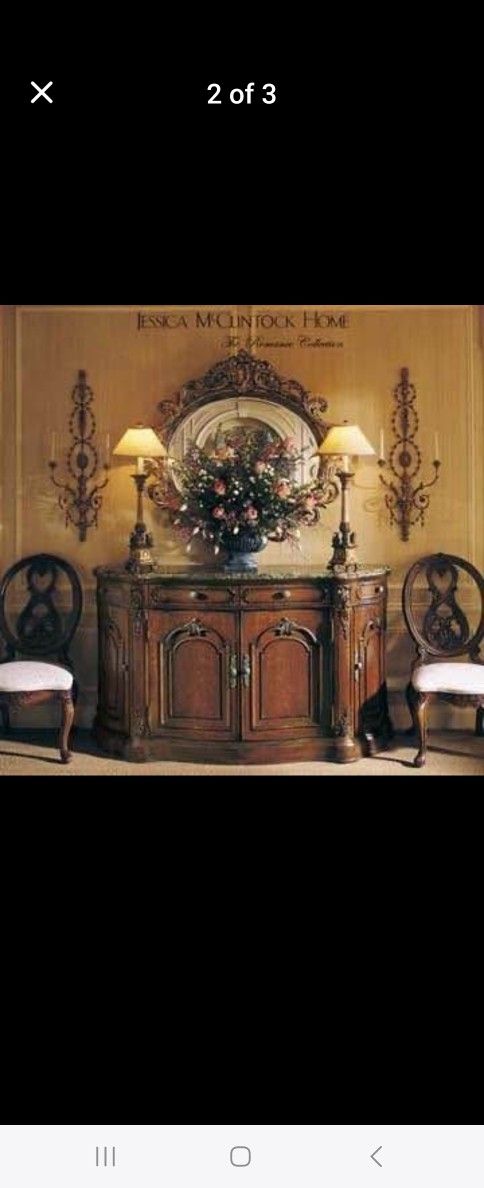 American Drew Jessica Mcclintock Buffet Table.