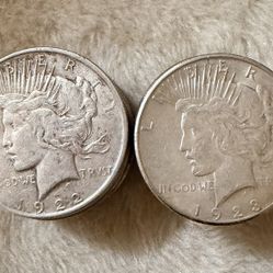 20 X Silver Peace Dollar - 20 Coins - Below Melt
