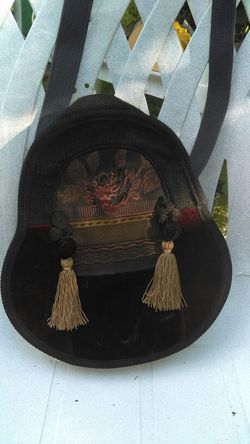 Pear shaped purse