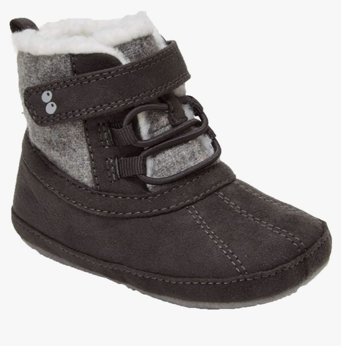 Surprize by Stride Rite Baby Boys' Rite Dean Mini Boots - Charcoal Grey - Size 12-18 Months
