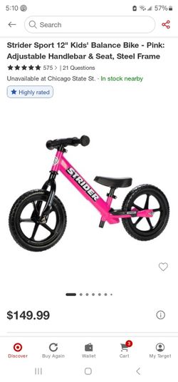 Toddler Strider Balance Bike