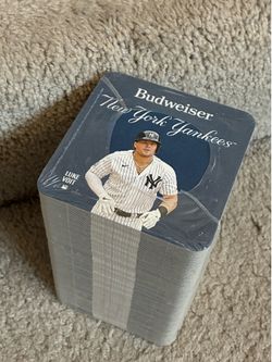125 beer coasters sealed Budweiser Luke Voit NY Yankees