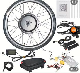 Electric bike 26" front tire conversion kit