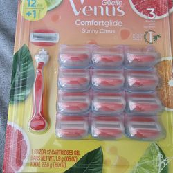 Venus ComfortGlide Razor Plus 12 Cartridge Gel Only 20 FIRM YOU ARE SAVING 13.00 LOCATED Rancho& MILL Colton