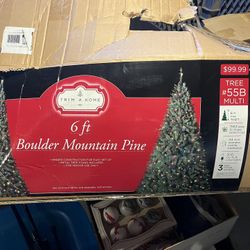 6’ artificial Christmas tree 