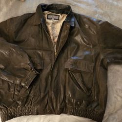 Men's Wilson Leather Jacket 3X