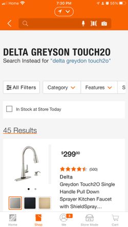 DELTA Greydon Touch2o Kitchen Faucet