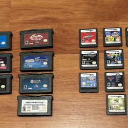 Nintendo DS and Gameboy Advance Video Game Lot