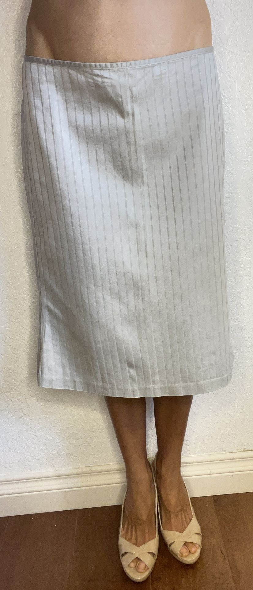 Sisley Pencil Midi Skirt Gray (L)