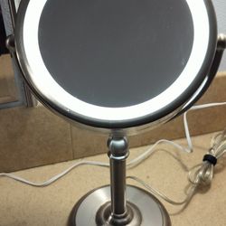 Two Sided Lighted Makeup Mirror