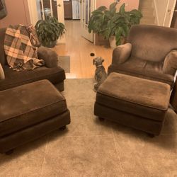 Pottery Barn Carlisle Armchairs 