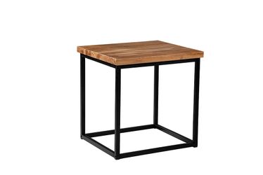 Ames Natural/Black End Table