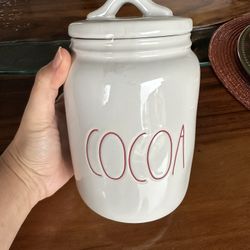 Rae Dunn Cocoa Small Canister