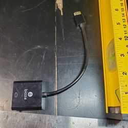 Biaze HDMI to VGA, Gold-Plated Adapter (Male to Female) for Computer, Desktop, Laptop, PC, Monitor, Projector, HDTV, Chromebook, Raspberry Pi, Roku, X