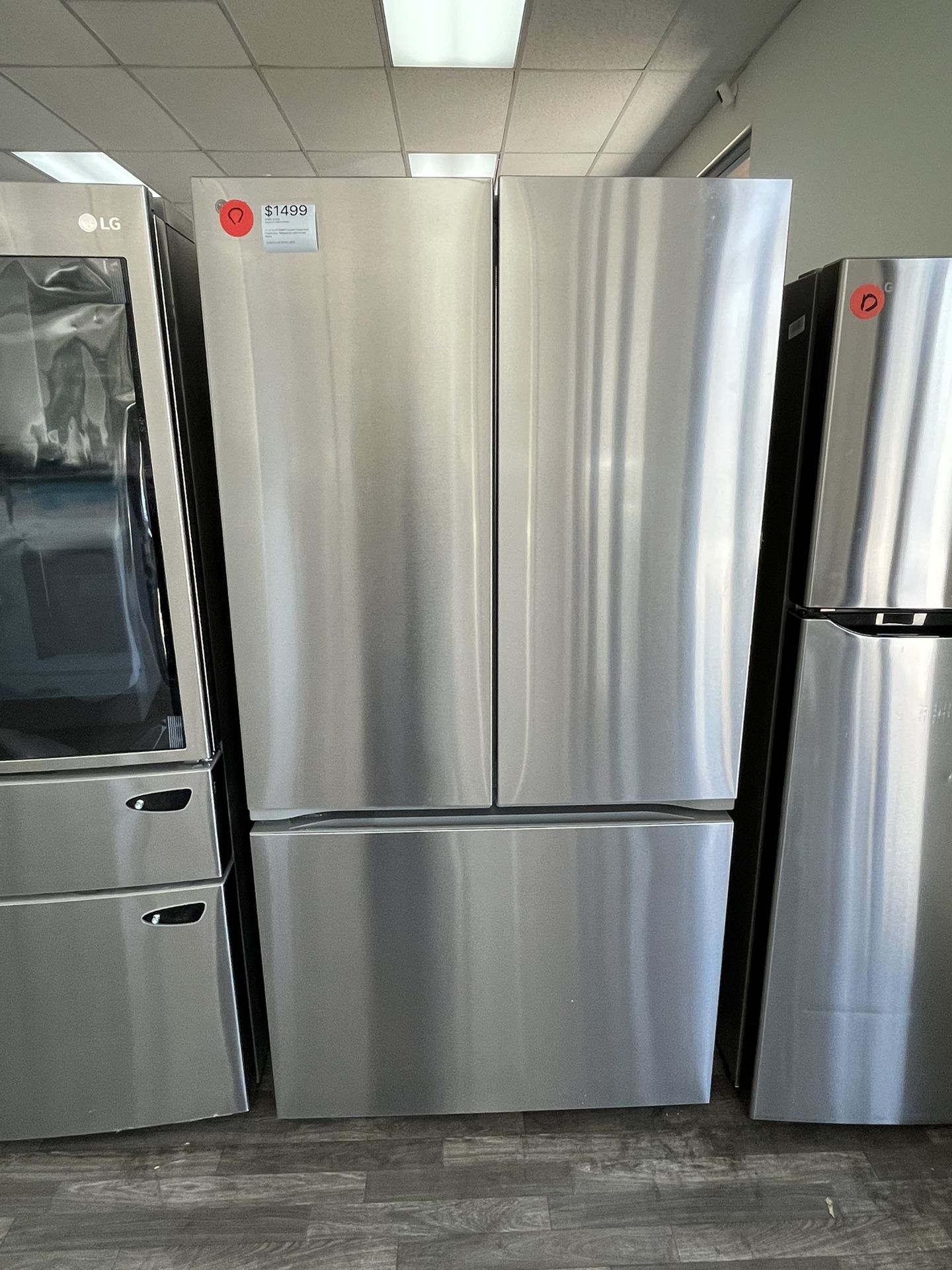 $1499 LG French Door Fridge, Counter Depth, Ice And Water