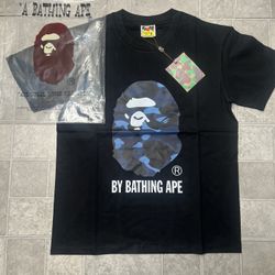 blue bape tee