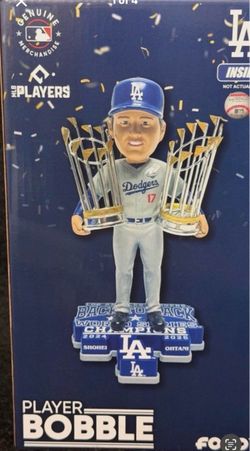 Shohei Ohtani Foco back to back World Series champion bobble head