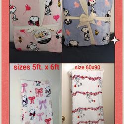 Peanuts Snoopy Blanket / DIFFERENT PRICES 