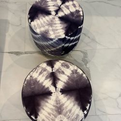 Foot Rests Tie Dye Burnish Navy 