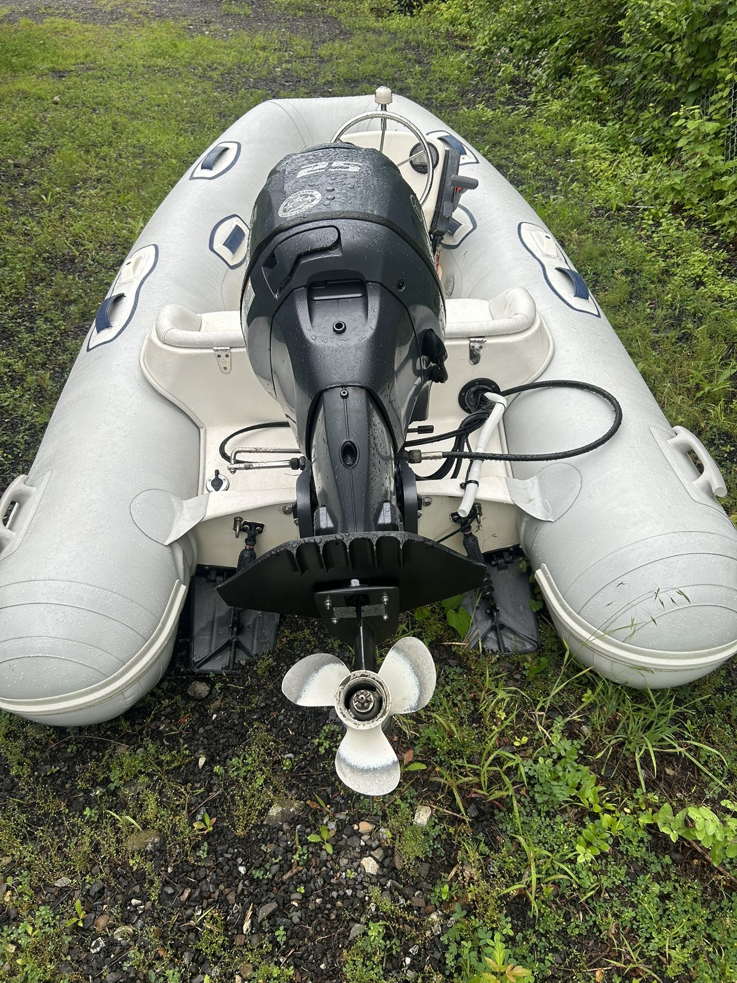 Fully Serviced 4 Stroke 25hp Yamaha Engine With Only 23 Hrs On It