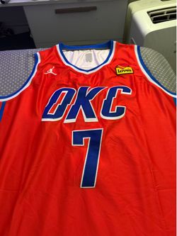 Oklahoma City Thunder #7 Jordan Jersey - Size 54 (XXL)