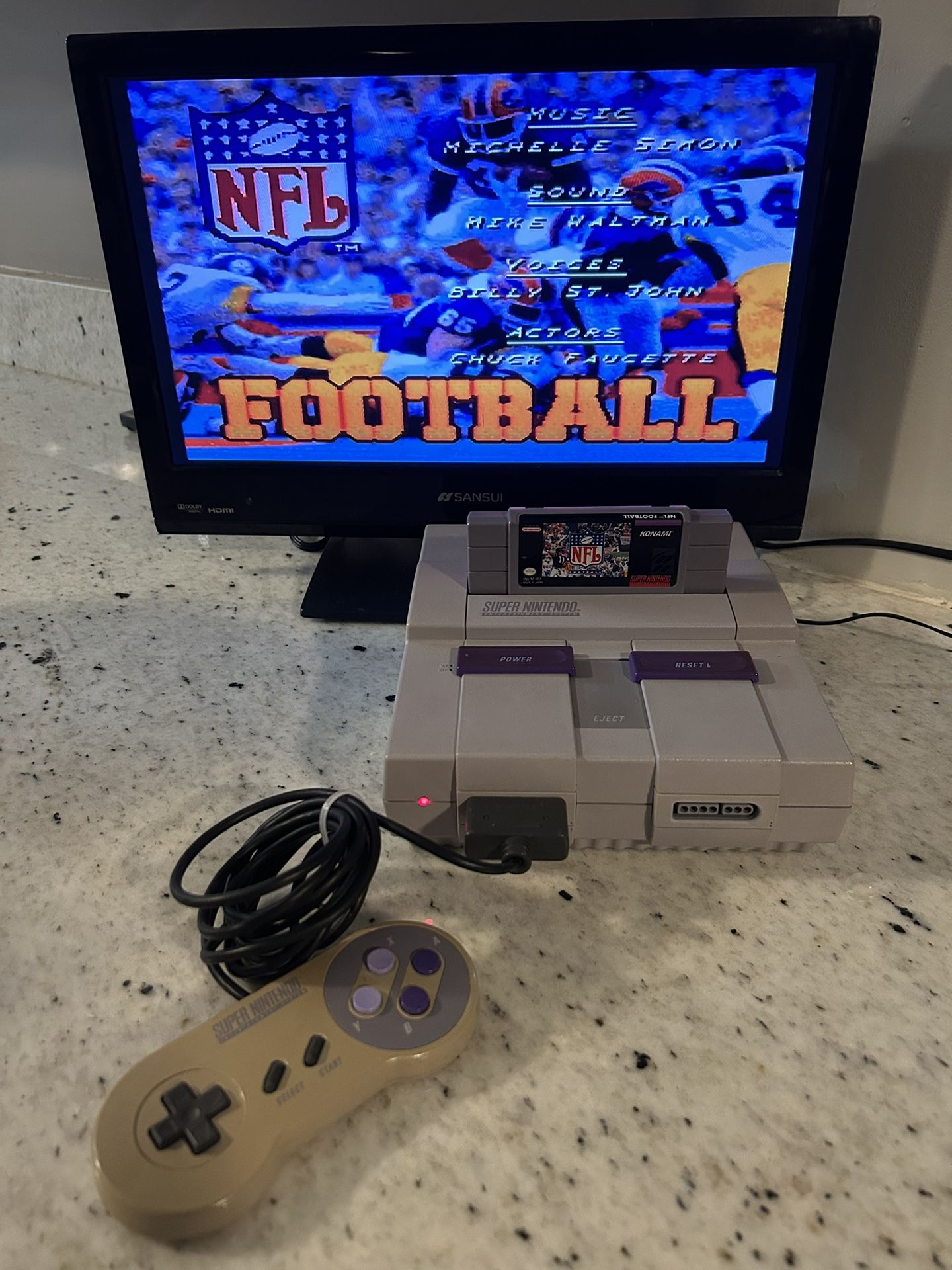 Super Nintendo System SNES SNS-001 Console