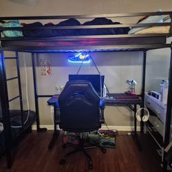Twin Metal Loft Bed
