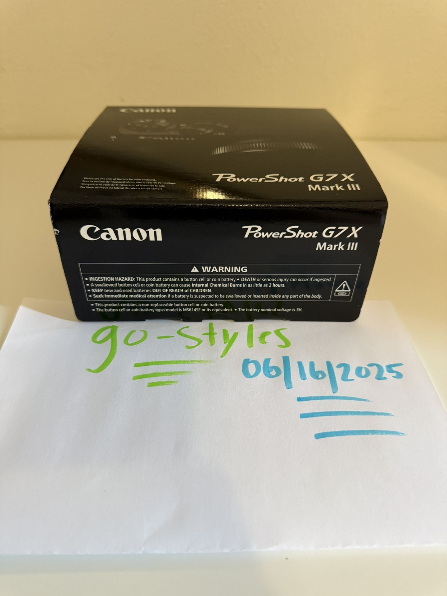 Canon PowerShot G7 X Mark III 20.1MP Point & Shoot - Digital Camera - Black