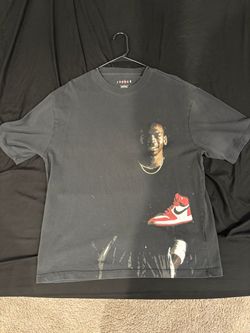 Large oversized Jordan graphic tee