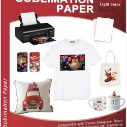 Seogol Sublimation Paper 13 x 19 Inches 100 Sheets 125gsm, for Inkjet Printer with Sublimation Ink Epson, Sawgrass, Ricoch, Heat Transfer Sublimation 