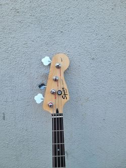 Squier bass guitar
