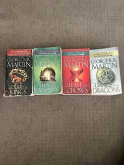 Game of Thrones incomplete set 4 books.
