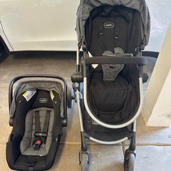 Evenflo stroller with car seat