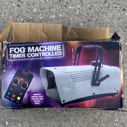 Fog Machine And Strobe Lights