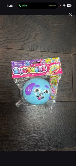 Smusher Authentic Rare Hard to Find Orb Curiosities $35 Blue