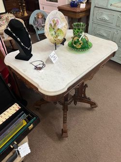 Antique Marble Top Table