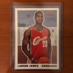 Lebron James Rookie Card Fleer Tradition 2003-04