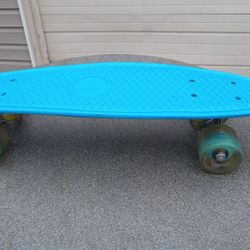 Skateboard With Light Up Wheels READY TO RIDE 