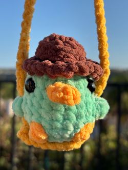 Crochet 🧶 Perry the Platypus on Swing plushie