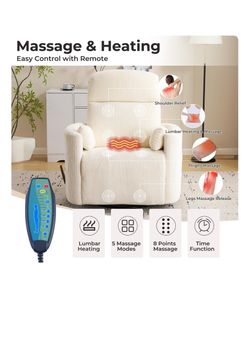 Massage & Heating Recliner Chair with Remote